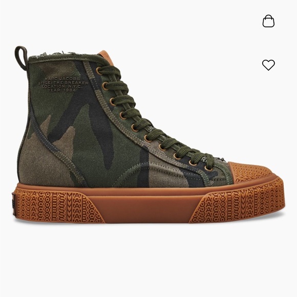 Brand new in box Rico Line Melody thunder Army Militare platform sneakers Sz 35 - Picture 9 of 9